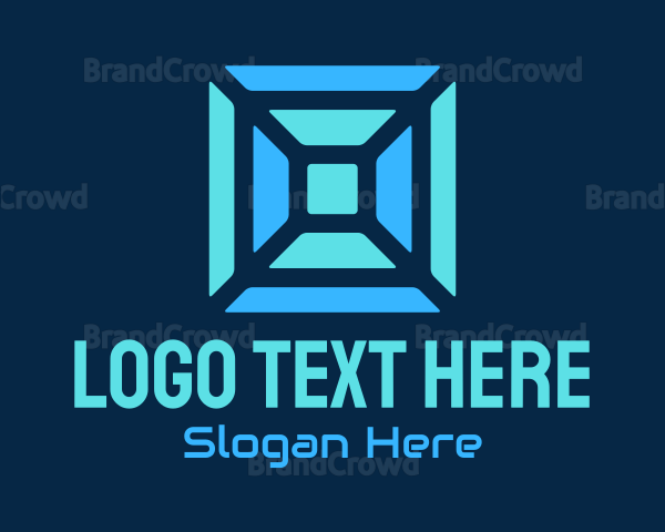 Blue Geometric Software Technology Logo