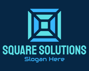 Blue Geometric Software Technology logo design