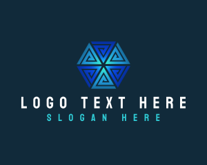 Ai - Hexagon Tech Digital logo design
