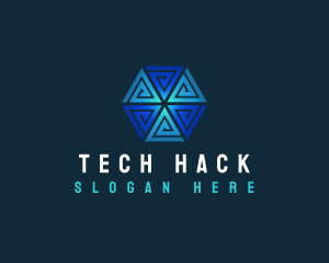 Hexagon Tech Digital logo design