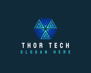 Hexagon Tech Digital logo design