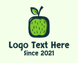 Green Apple - Green Apple Fruit logo design