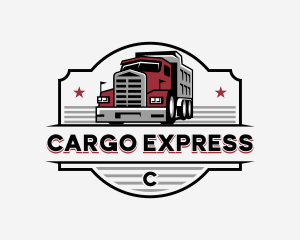 Cargo Dispatch Truck logo design