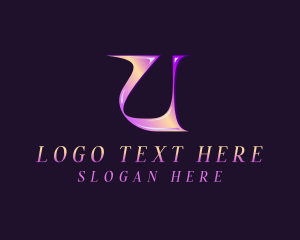 Y2k - Fashion Boutique Letter U logo design