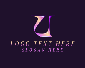 Lettermark - Fashion Boutique Letter U logo design