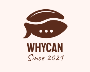 Coffee Farm - Coffee Bean Chat logo design