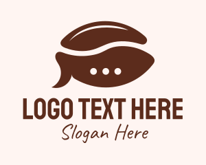 Coffee Bean Chat  Logo