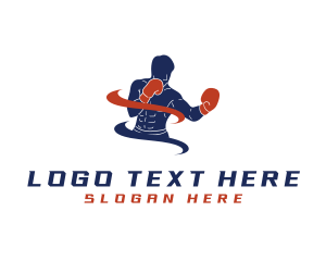 Gym - Boxing Athlete Gym logo design