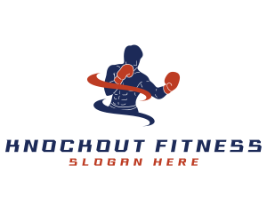 Boxing Athlete Gym logo design