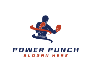 Boxing - Boxing Athlete Gym logo design