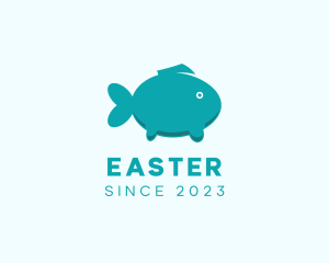 Seafood - Cute Tuna Fish logo design
