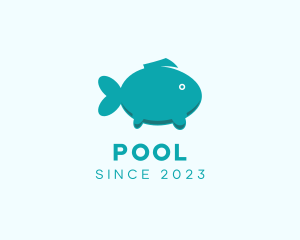Aqua - Cute Tuna Fish logo design