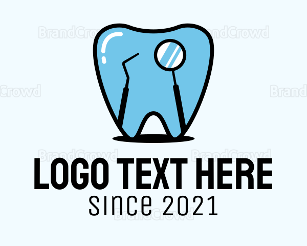 Dental Clinic Tools Logo
