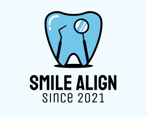 Orthodontic - Dental Clinic Tools logo design