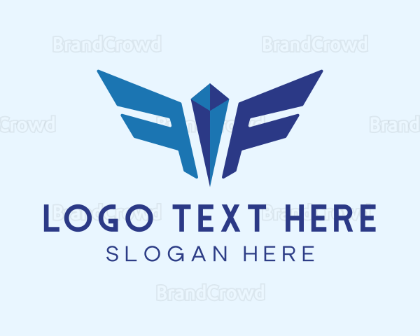 Airplane Flight Wings Logo