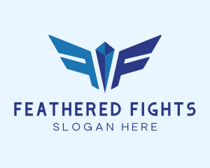  Airplane Flight Wings logo design