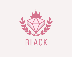 Jewel - Pink Diamond Gemstone logo design