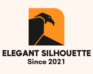 Silhouette - Vulture Bird Silhouette logo design