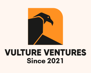 Vulture Bird Silhouette logo design