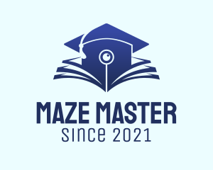 Online Graduation Cap logo design