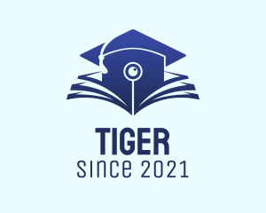 Kids - Online Graduation Cap logo design