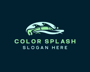 Water Auto Cleaning  logo design