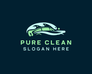 Water Auto Cleaning  logo design