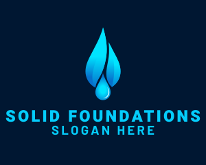 Liquid - Purified Water Drop logo design