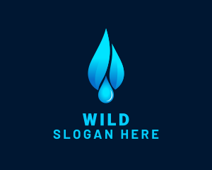 Splash - Purified Water Drop logo design