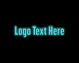 Neon Blue Logo Brandcrowd Logo Maker - neon blue roblox logo