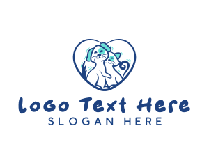 Hound - Pet Dog Cat logo design