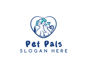 Pet Dog Cat logo design