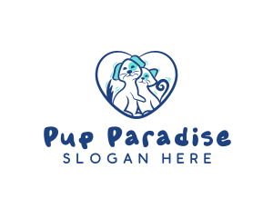 Pet Dog Cat logo design