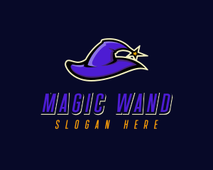 Wizard Hat Star logo design