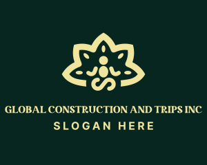 Floral - Yoga Lotus Therapy logo design
