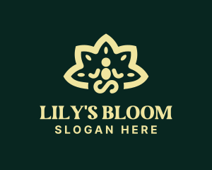 Lily - Yoga Lotus Therapy logo design