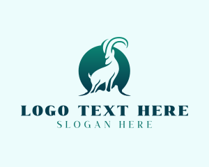 Sheep - Wild Mountain Goat logo design
