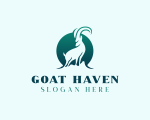 Wild Mountain Goat logo design