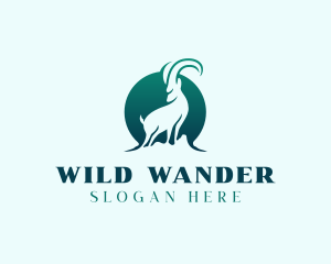 Wild Mountain Goat logo design