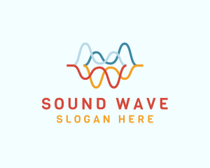 Colorful Water Wave logo design