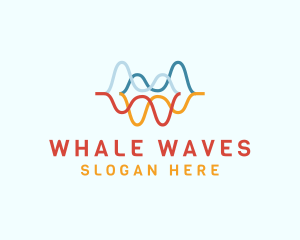 Colorful Water Wave logo design