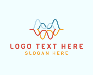 Water - Colorful Water Wave logo design