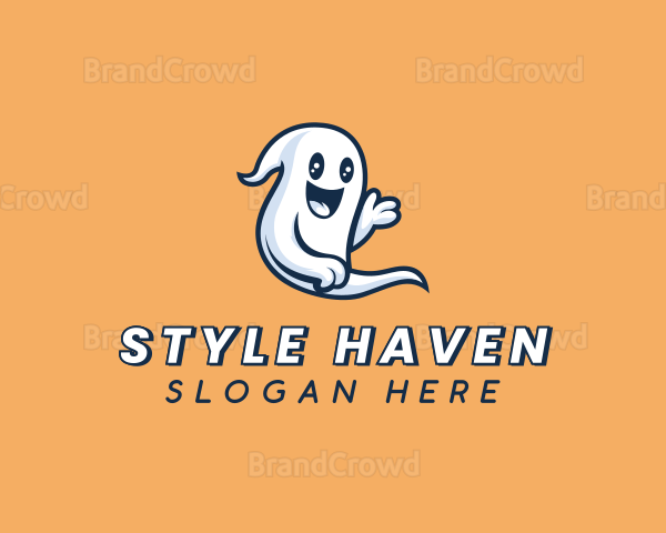 Halloween Ghost Spirit Logo