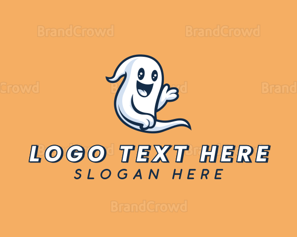 Halloween Ghost Spirit Logo