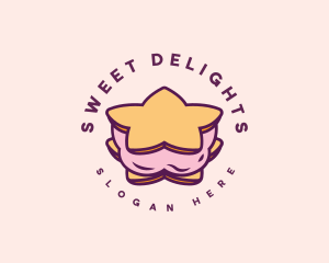 Sugary - Sweet Star Pastry logo design