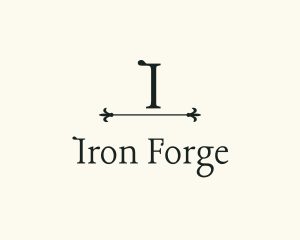 Blacksmith - Traditional Wrought Iron logo design