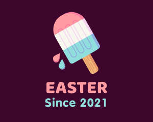 Ice Cream - Multicolor Ice Cream Popsicle logo design
