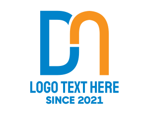 Merchandise - Simple Letter DN logo design
