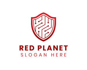 Red Shield Technology logo design