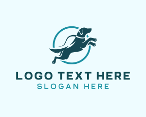 Leash Pet Dog logo design